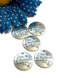 She Believed She Could So She Did Butterfly Pendant Charms