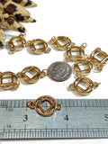 NA Connector Charm - Gold Tone - Small