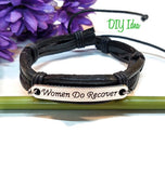 Women Do Recover Connector Charms - Silver