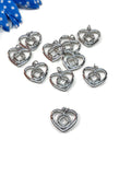 NA Heart Pendant Charms 12 Step Narcotics Anonymous