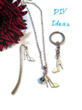 One Step At A Time High Heels Double Sided Pendant Charms