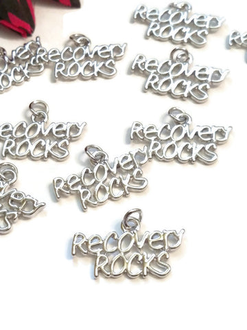 Recovery Rocks Pendant Charms