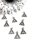 Family Group Pendant Charms - Silver Tone